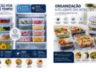 Kit 10 Potes de Vidro Herméticos 640ml