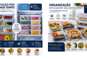 Kit 10 Potes de Vidro Herméticos 640ml